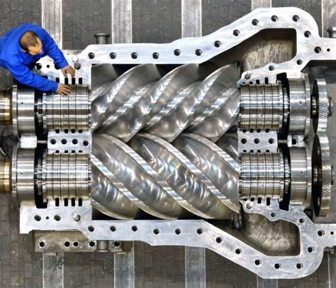 Mechanical Engineering Learn on LinkedIn: Rotary Screw Compressor ...