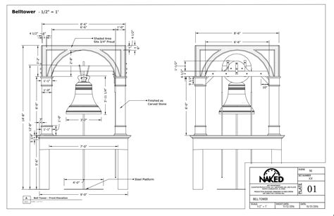 Bell Tower Set Drawings | Paul Markovich