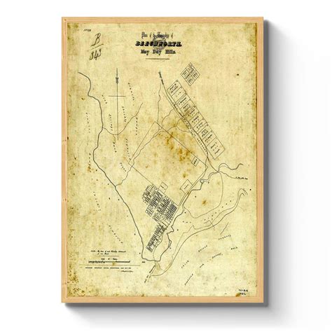 Beechworth, Victoria Vintage Maps