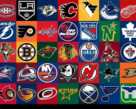 NHL Hockey Teams Logos