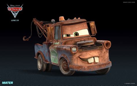 Mater and Lightning McQueen - Cars 2 Character Wallpaper