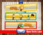 80% OFF SALE Maya the Bee Water Bottle Label instant download - Printable