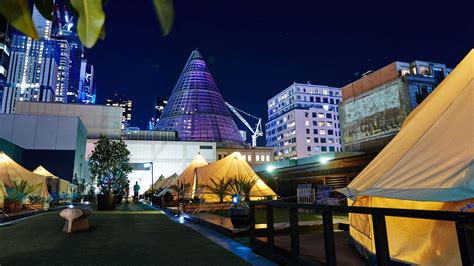 Melbourne's Rooftop Glamping Hotel Is Zipping Up - Concrete Playground