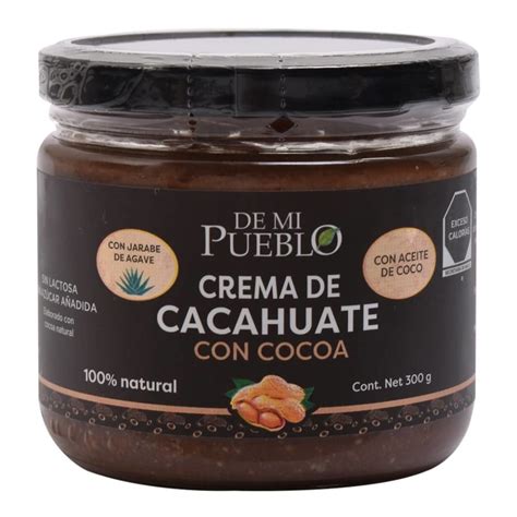 Crema de cacahuate De Mi Pueblo con cocoa 300 g | Walmart