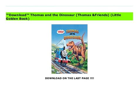 ™Download™ Thomas and the Dinosaur (Thomas & Friends) (Little Golden Book)