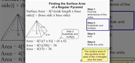 How to Find the surface area of a pyramid « Math :: WonderHowTo