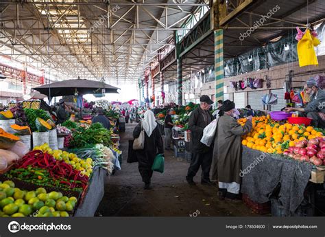 AGADIR, MOROCCO - DECEMBER 15, 2017 :Souk El Had, in the centre – Stock ...