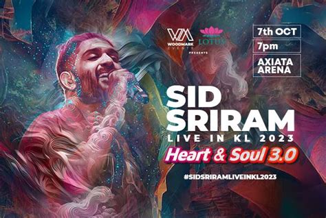 SID SRIRAM LIVE IN KL 2023 | HEART & SOUL 3.0 | Ticket2u