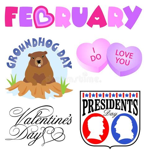 Hello February 2021 Clip Art