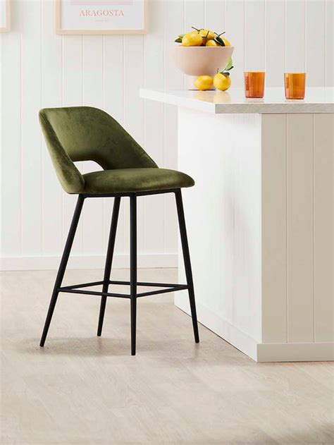 Luxurious Velvet Bar Stools