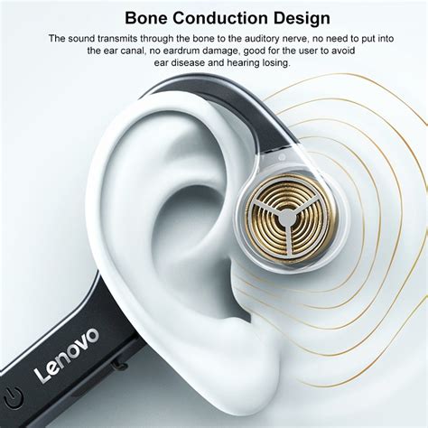 Lenovo X4 Bone Conduction Headphones Wireless Bluetooth 5.0 Earphone