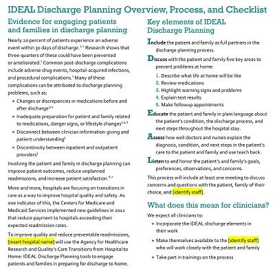 17+ Free Nursing Hospital Discharge Checklist Templates (PDF ...