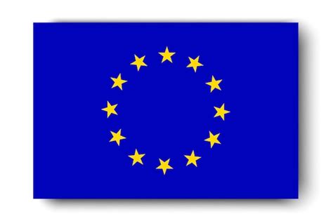 Premium Vector | EU flag Icon of the European Union of States The symbol of the Schengen countries