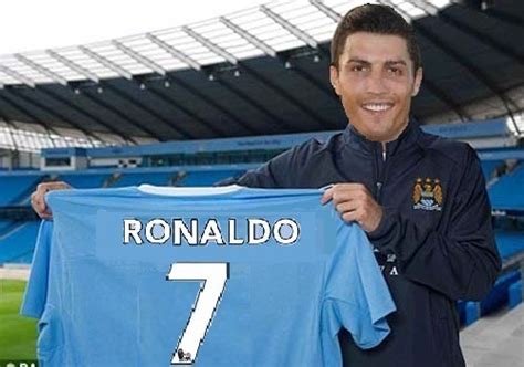 CRISTIANO RONALDO FOTOMONTAGGI: Cristiano Ronaldo Manchester City