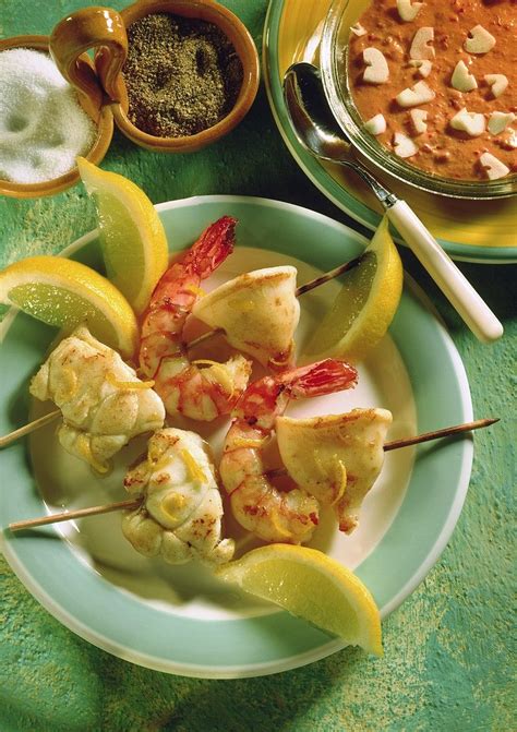 Grilled Seafood Skewers recipe | Eat Smarter USA