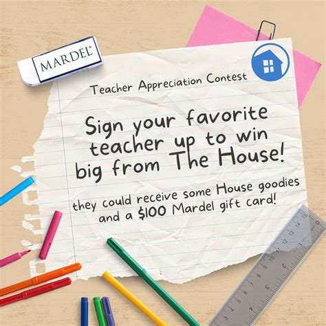 Mardel on Twitter: "RT @thehousefm: Nominate a teacher you appreciate and they could win a ...