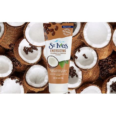 St. Ives Energizing Coconut & Coffee Face Scrub 170g