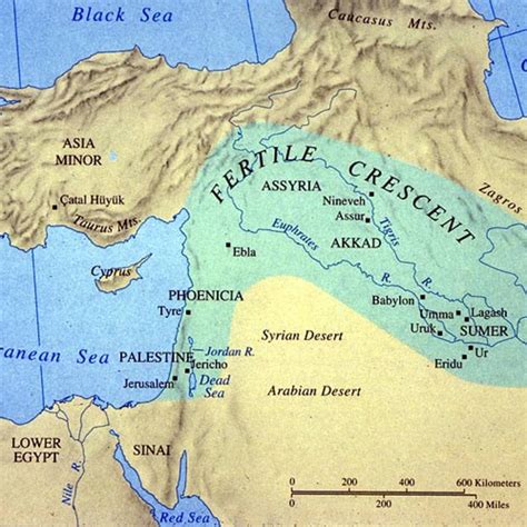 Mesopotamia Map With Cities