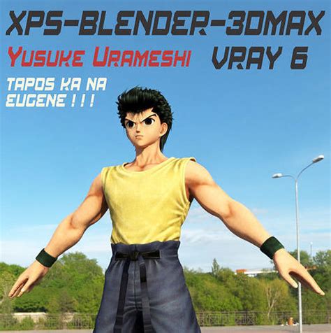 3D model Eugene - Yusuke Urameshi - GhostFighter - Yuyuhakusho VR / AR / low-poly | CGTrader