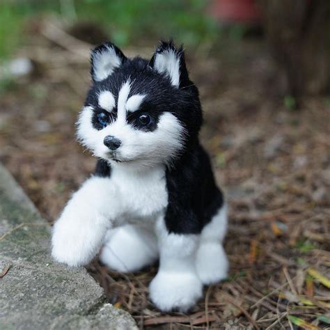 Buy Lifelike Realistic Husky Dog Walking Barking Wagging Tail Puppy Dog ...