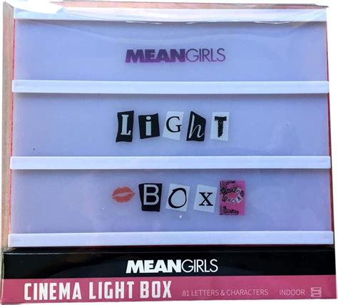 Mean Girls Cinema Light Box with Letters Included – BigaMart