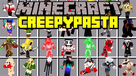 Minecraft CREEPYPASTA MOD! | EVIL SPONGEBOB, EVIL STEVE, SURVIVE SCARY ...