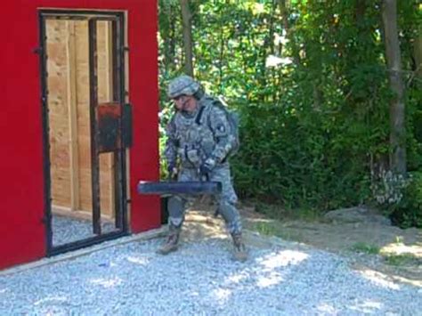 Battering Ram Door Breach Camp Buckner - YouTube