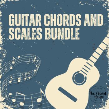 Guitar Open Scales and Guitar Chords Reference Bundle by The Chord House