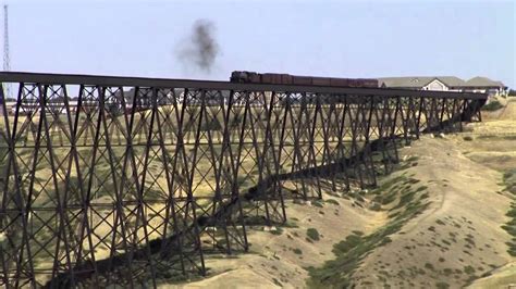 CP 2816 Lethbridge Viaduct (Summer), Lethbridge, Alberta - YouTube