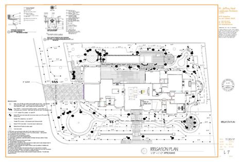 Landscape Irrigation Plan - Jeffrey Heid Landscape Architect