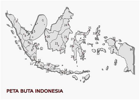 Peta Indonesia Buta Peta Indonesia Peta Buta Wilayah Indonesia - IMAGESEE