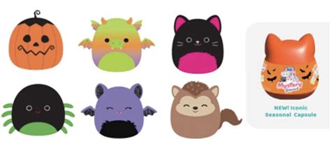 Squishmallows 2023 Halloween 4" Blind Capsules (Set of 4 ) - Walmart.com