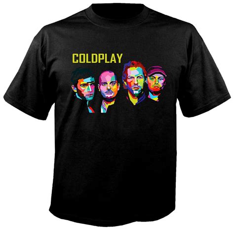 Coldplay Band T-Shirt – Metal & Rock T-shirts and Accessories