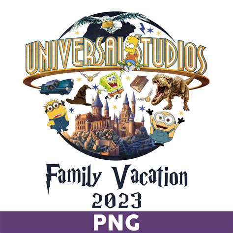 Universal Studios Png, Family Vacation 2023 Png, Family Trip | Inspire Uplift