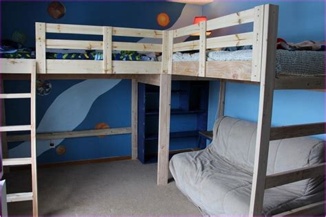 l-shaped-loft-beds-bunker | Double loft beds, Loft bed plans, L shaped bunk beds