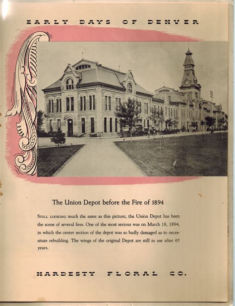 Early Days of Denver by Hardesty Floral Co - Paperback - Limited ...