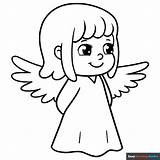 Angel Coloring Page sketch template