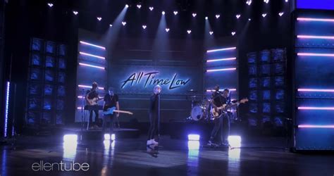 All Time Low Performs "Monsters" on Monday's "Ellen DeGeneres Show ...