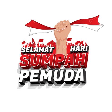 Hari Sumpah Pemuda Vector PNG ,dibujos Vector De Sumpah Pemuda, Hari ...