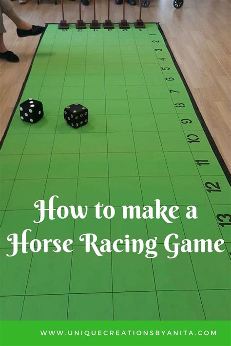 How to make a Horse Racing Game - Unique Creations By Anita | Racing ...