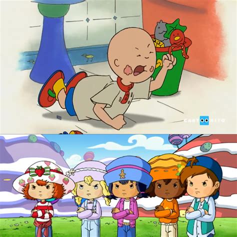 SBSC and Friends Hate Caillou's Temper Tantrum by MalekMasoud on DeviantArt