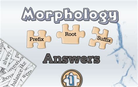 English Morphology Answers - Part 1 | NitoAnswers