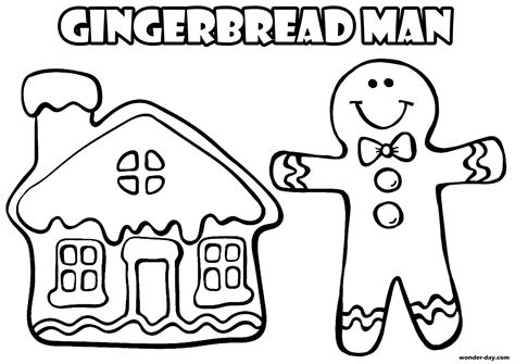 Free Printable Gingerbread Man Coloring Pages - Portal Tribun