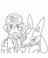 Lucario Coloring Page Download Free Printable sketch template