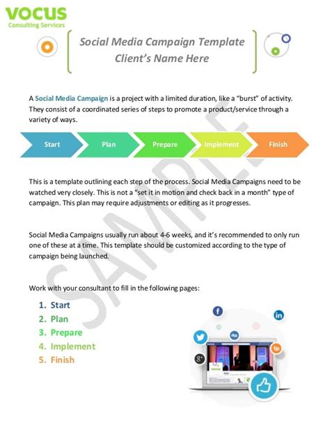 Sample Social Media Campaign Templates