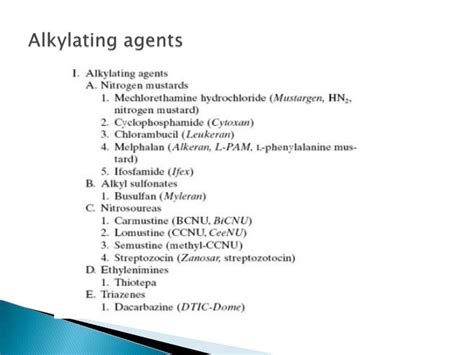 Alkylating anticancers