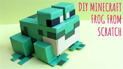 DIY Minecraft Frog From Scratch | Minecraft Papercraft Frog | Paper Crafts - YouTube