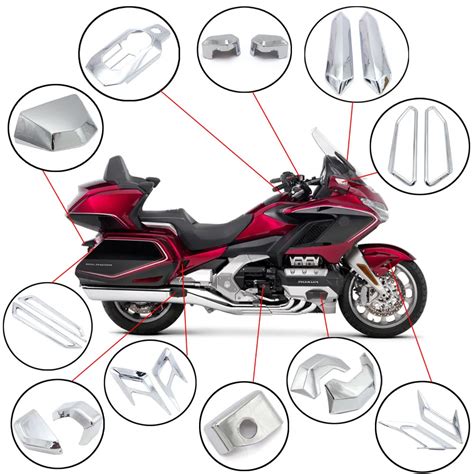 Motorcycle-Front-And-Rear-Chrome-Trim-For-Honda-Goldwing-1800-F6B ...