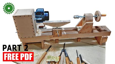 Wooden Lathe Making 2 - DIY - YouTube