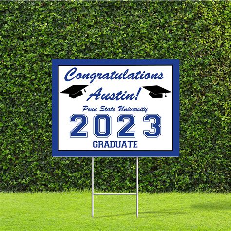 Graduation Banner Class of 2021 Sign, Custom Colors add your picture ...